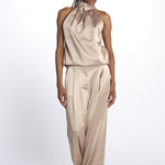 Pantalone SARAH pinces 12248018 CHAMPAGNE malina 