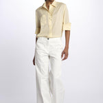 Camicia ANGELO con rouches ANGELO1TEE CREAM antik batik 