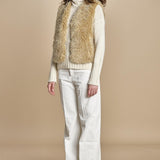 VOBBY gilet in ecopelliccia BEVR554 NATURAL hartford 