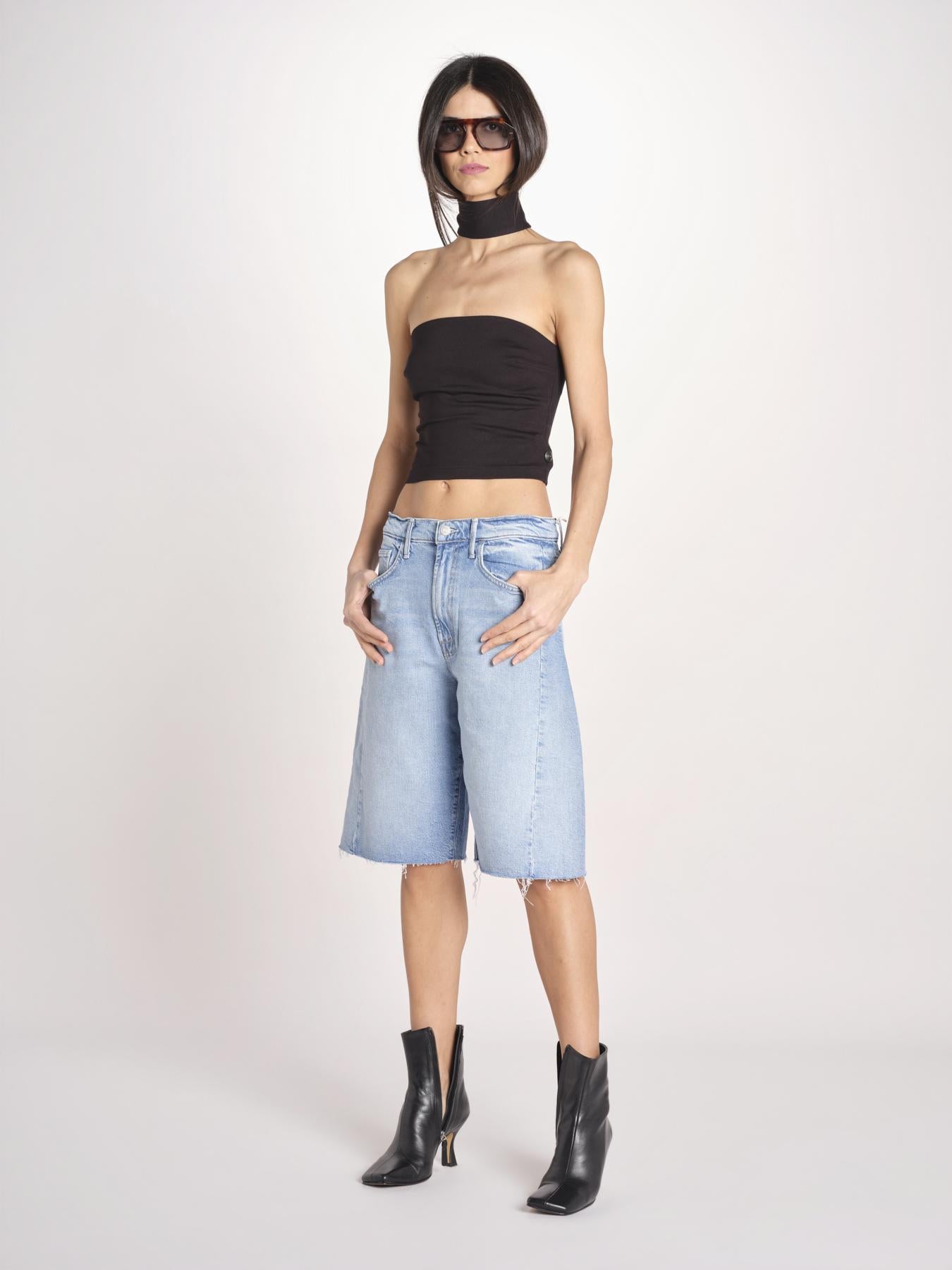 top bustier con collo VIVIAN NERO undress code 