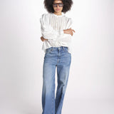 camicia m/l con ajours 347737 OFF-WHITE L0025 farm rio 