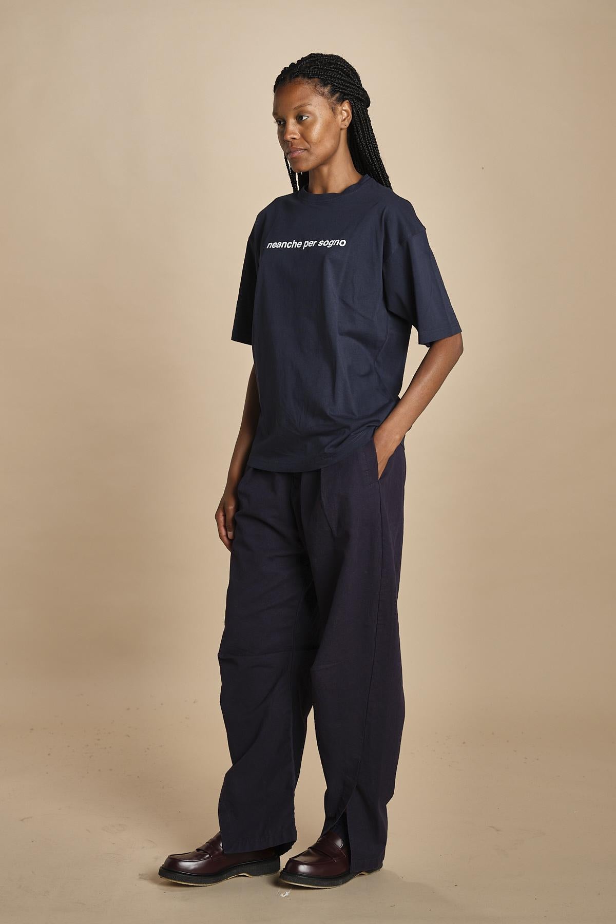 t-shirt con scritta Z800 01098 aspesi 