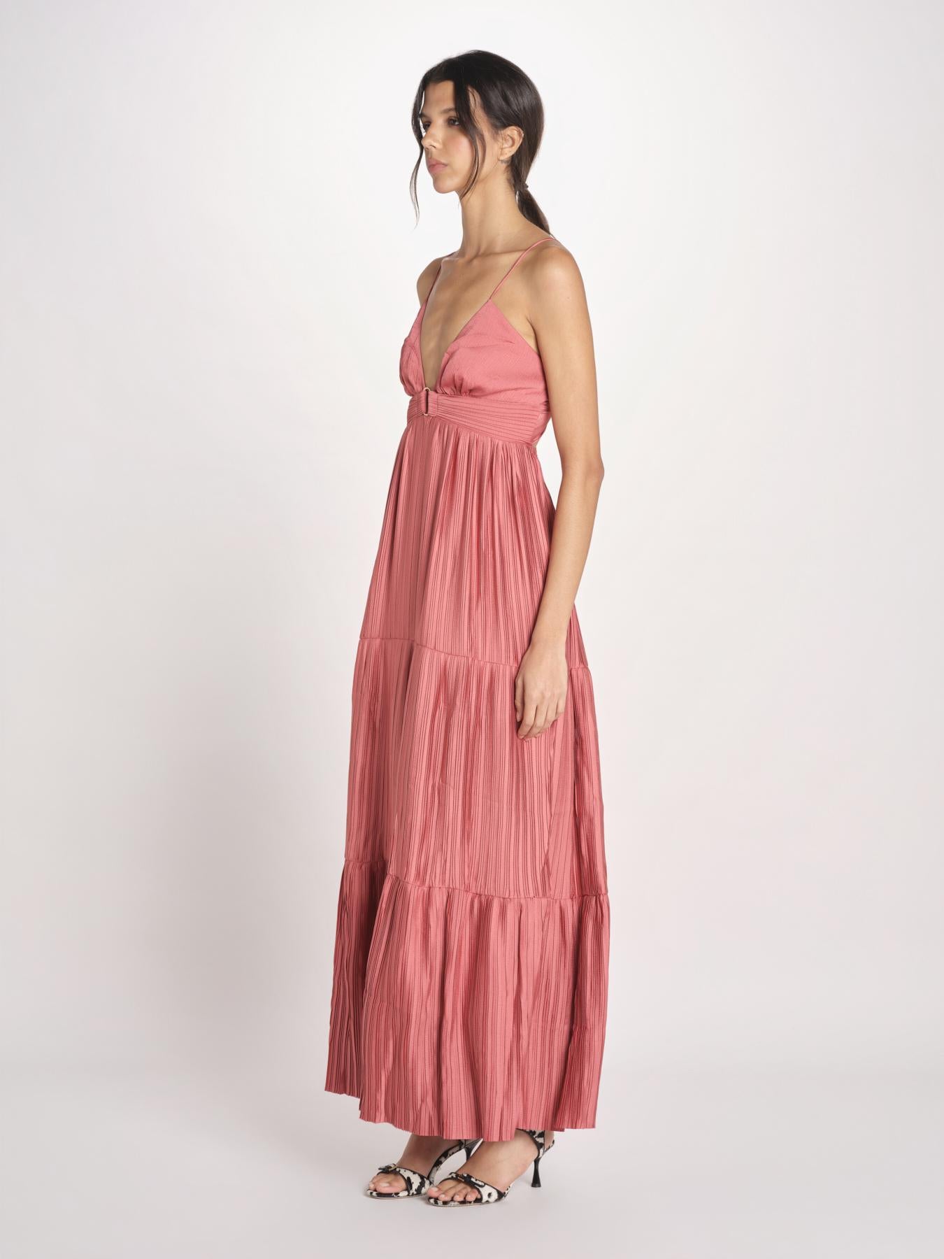 abito lungo con anello WASTA BLUSH ba&sh 