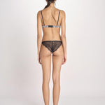 reggiseno triangolo in satin con pizzo LOVE LACE L25101005 ZEBRA PRINT love stories 