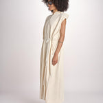 gilet lungo con cappuccio MATURIN 1195 CANVAS studio nicholson 