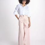 pantalone over in cotone pesante ORIANNA ORNO9 ANTICO nine in the morning 