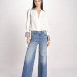 Camicia in lino LOUDI OFF WHITE jupe by jackie 