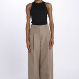 Pantalone HIGH WAIST pences con risvolto 51279LCO STONEGREY phillip lim 