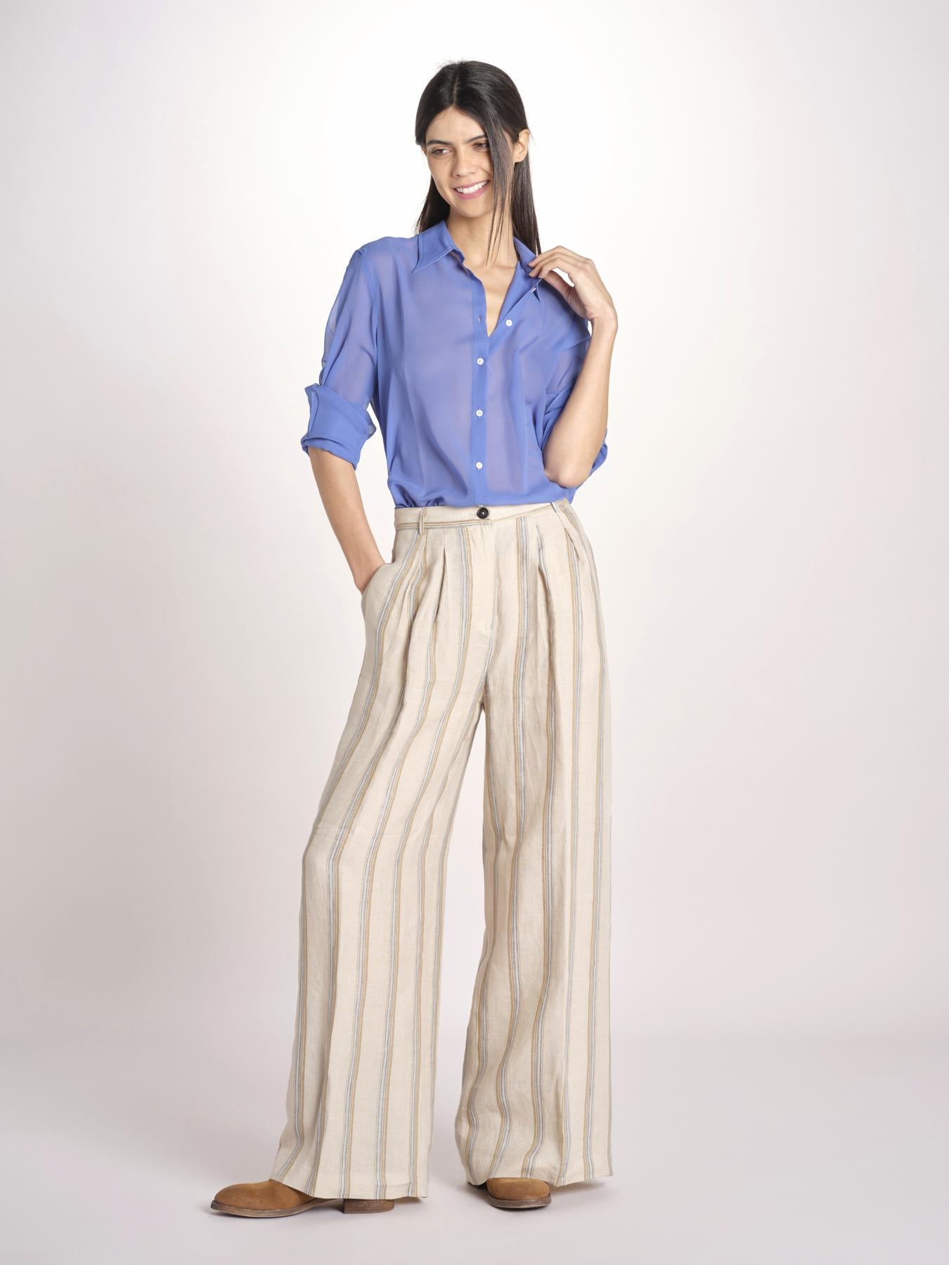 camicia uomo in seta P29D0SELMA SERENITY massimo alba 