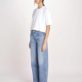 t-shirt over doppio colletto FAN T1817_PS26 010 WHITE bellerose 