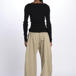 Cardigan GILI costine 5539106 BLACK herskind 