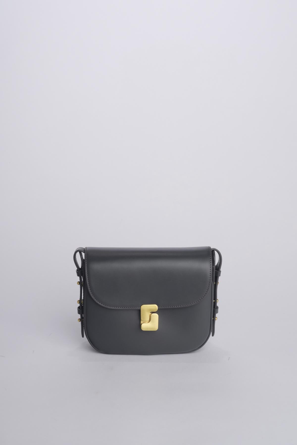 BELLISSIMA MINI tracolla logo mini SEM1615BELLMIN METAL GRI3925S soeur 