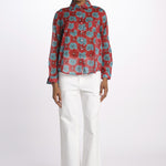 Camicia FLEUR SX7522 4F16 terre rouge 