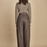 pantalone con due pinces occhio di perenice. PAN0261 MAR1025W soeur 