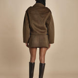peacoat corto BERAM 1HVA25-V03738 MILITARE vanessa bruno 