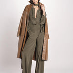 camicia in seta con tasche e fascia JF009656 PALM LEAF 2308 joseph 