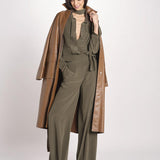 camicia in seta con tasche e fascia JF009656 PALM LEAF 2308 joseph 