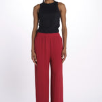 Pantalone con elastico 40805-412 LAMPONE federica tosi 