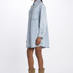 Mini abito THE SHIRT DRESS denim WP25DDR002 ETTIE frame 