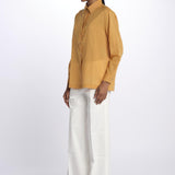 Camicia ANGELO con rouches ANGELO1TEE RUST antik batik 