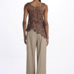 Gilet ILENIA fiore uncinetto ILENIA7710980867 48 quelledue 