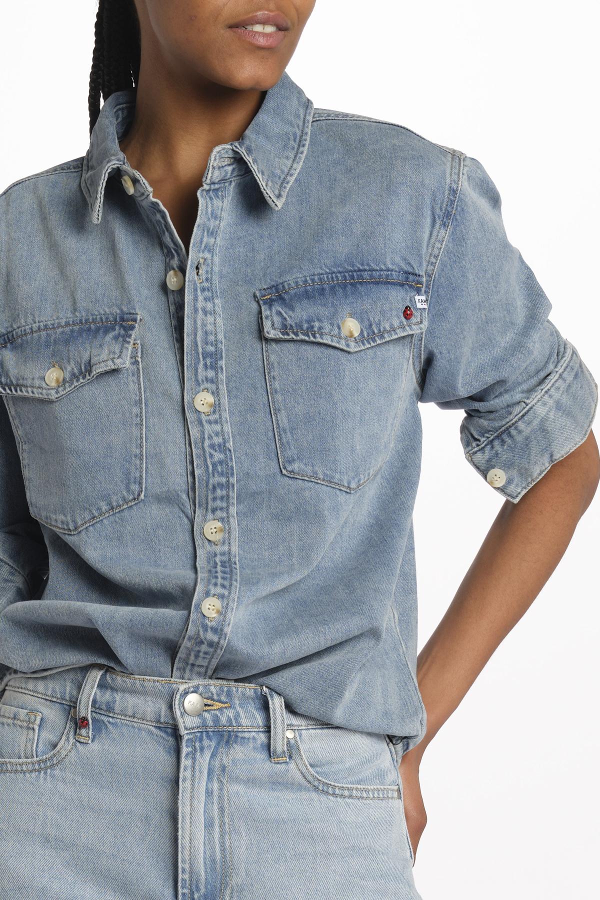 STELLA chemise jeans ls 18 ov by fam. STELLA BLUE fam 