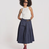 gonna con cucitura ANDREA SKIRT 002 NAVY sea ny 