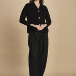 cardigan tre bottoni MIL4A24 Z3613S NERO milaura 
