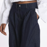 Pantaloni con pences KATHERINE PANT BLUEDENIM jejia 
