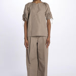 Camicia SHIRRED manica sbuffo 21640LCO STONEGREY phillip lim 