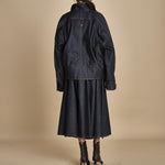 CARLO BOMBER giubbotto in denim MJD507_mr0710 BLUE JEANS WBK jejia 