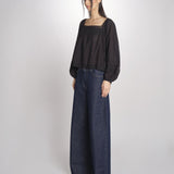 Camicia con scollo quadrato GIOVANNA 2HVA27-V09848 NOIR vanessa bruno 