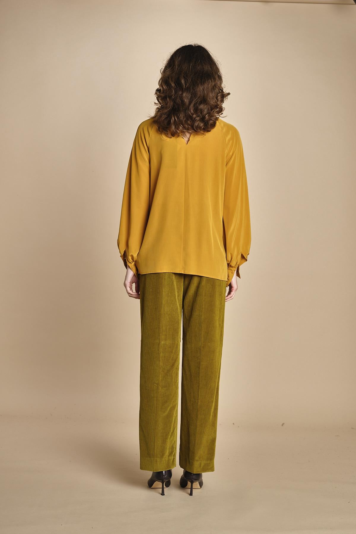 camicia collo alto con rouches GUIDO 2525116036600 012 weekend maxmara 