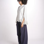 soutache blouse IYLA 056 WHITE sea ny 