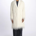 Cappotto OS FRINGE frange 80199FRG IVORY phillip lim 