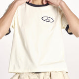 tshirt con profilo a contrasto 033 WHITE sea ny 