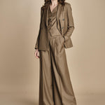 pantalone in batavia con tasca sul retro MONIQUE 689907 19 quelledue 