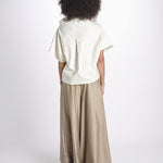 t-shirt in cotone tasatello U2167 SHIRT IVORY dusan 