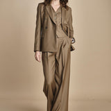 pantalone in batavia con tasca sul retro MONIQUE 689907 19 quelledue 