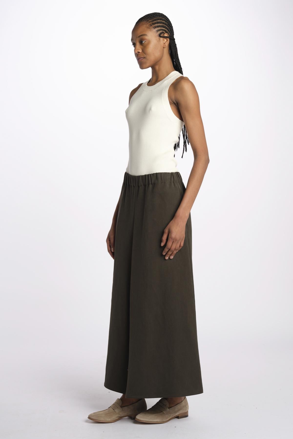 1309 pantaloni elastico lino enzimato 1309 FOREST dusan 