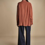 camicia uomo voille lana DANY RUSSETED true avenue 