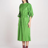 abito chemisier in cotone E20FR08 GREEN martin grant 