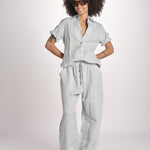 camicia manica corta ESTES SNW-1897 SPEARMINT studio nicholson 