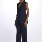 Gilet filo scozia 3417 INDIGO circolo 1901 