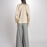 camicia con nodo in jersey E20T07 BIS CAFE AU LAIT martin grant 