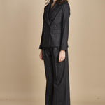 blazer gessato 15V516CO191 P092 GREY ines de la fressange 