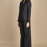 blazer gessato 15V516CO191 P092 GREY ines de la fressange 