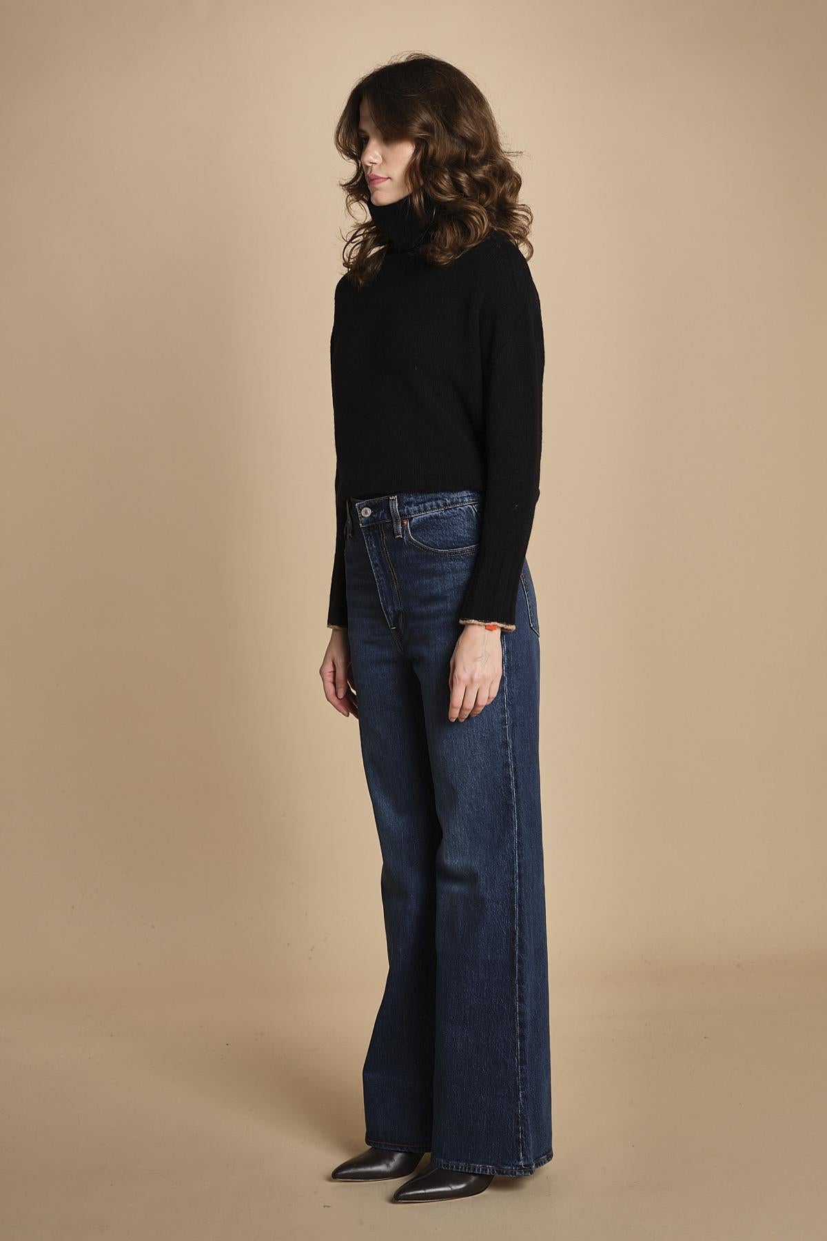 denim a zampa RIBCAGE BELLS A7503 0008 levi's 