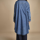 cappotto in denim MARY MEDIUMWASH true avenue 
