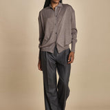 camicia over in lana merino MIL LAU20 E14043 SIGARO milaura 